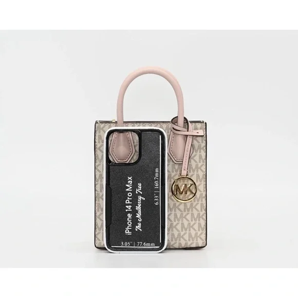 Michael Kors Beige and Pink Mini Bag - Picture 2 of 9